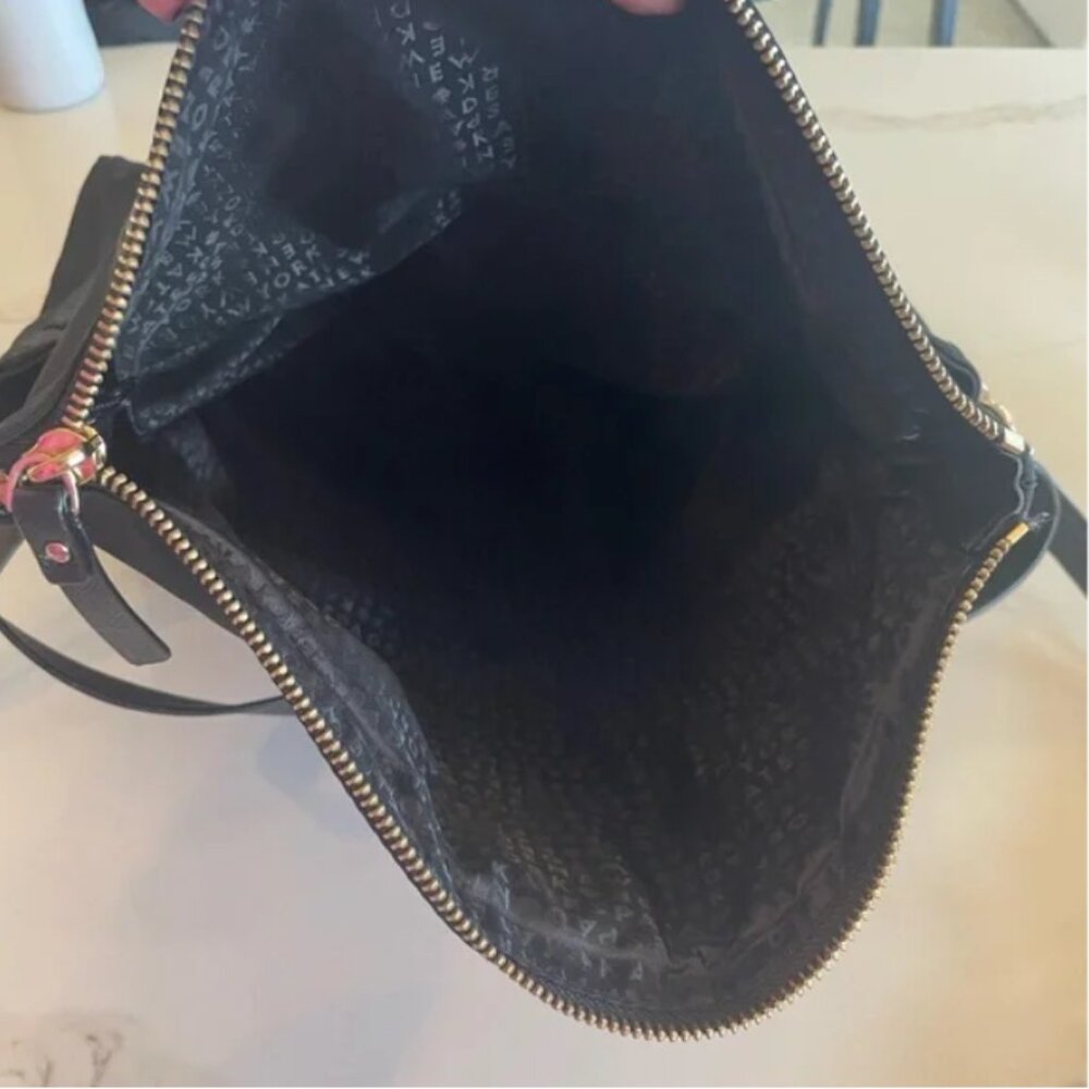 Kate Spade Blake Avenue Lyndon Messenger Bag Black EUC - Picture 11 of 16